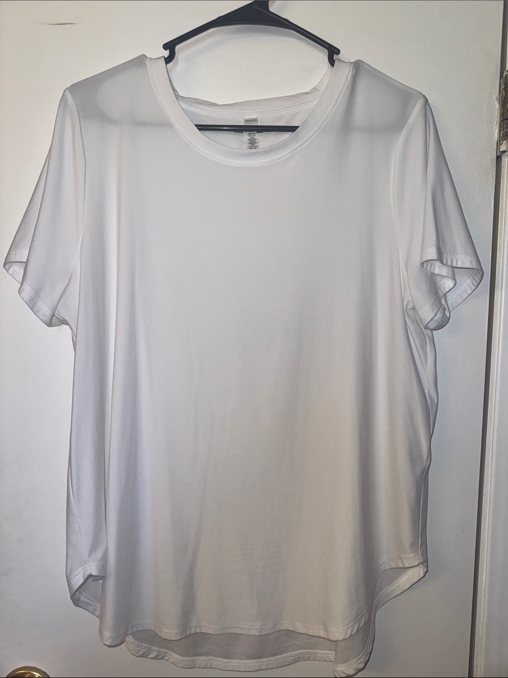 Beyond Yoga Women's White Short Sleeve Crew Tee